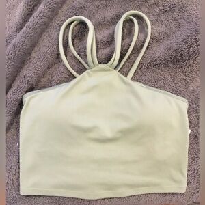NWT Gilly Hicks light green short halter top size small